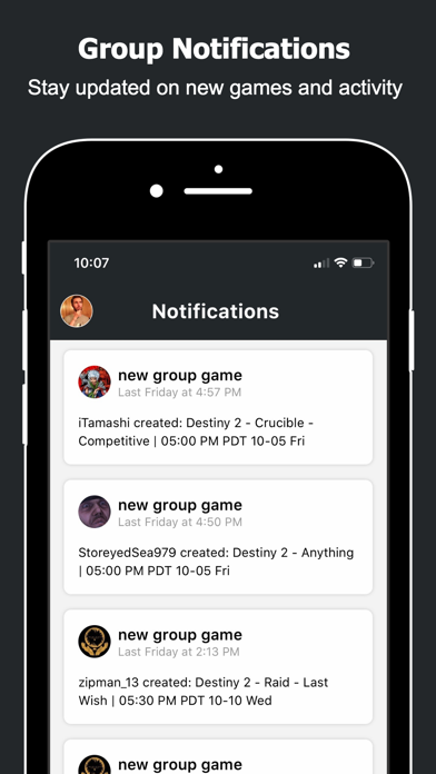 The100.io Destiny 2 Groups screenshot 2