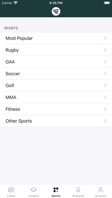 The42 Sports News screenshot 1