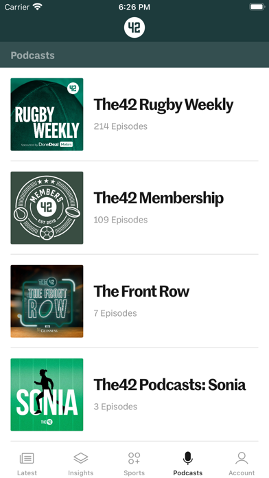 The42 Sports News screenshot 2