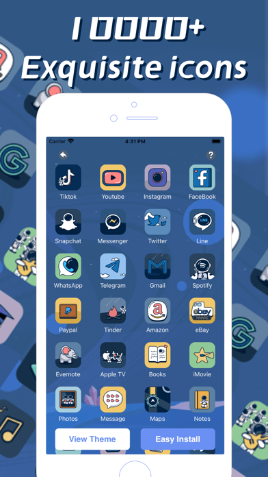 Themes: Color Widgets, Icons screenshot 2