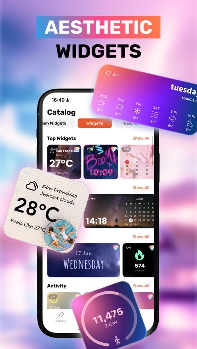 Themes - Icon Changer + Widget screenshot 6
