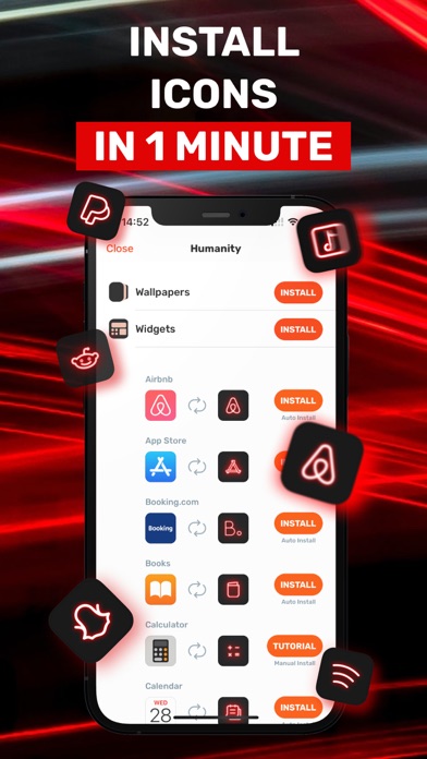 Themes - Icon Changer + Widget screenshot 7