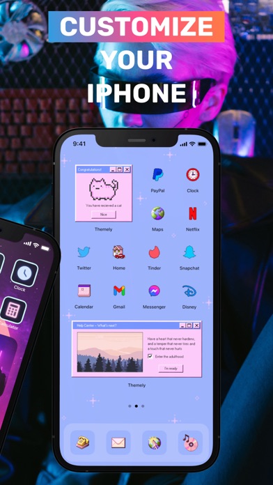 Themes - Icon Changer + Widget screenshot 1