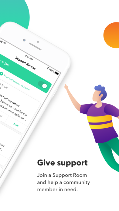 Therapeer: Peer Support Groups screenshot 2