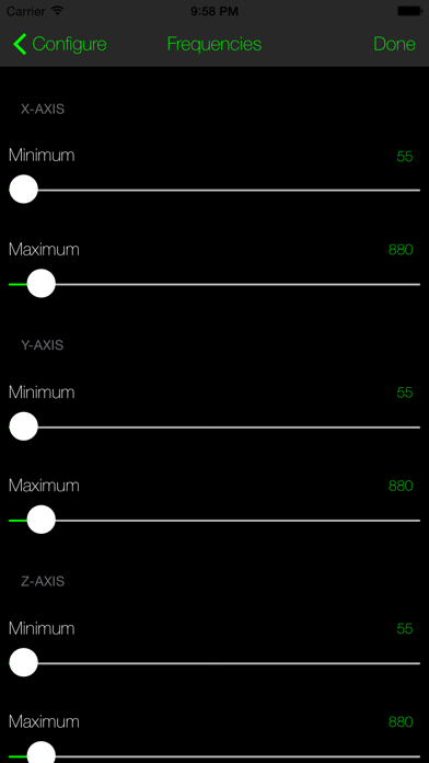 Theremin (Motion Sensors and Touch Screen) screenshot 4