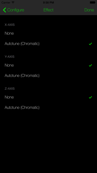 Theremin (Motion Sensors and Touch Screen) screenshot 3