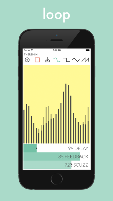Theremin Synth - Record & Loop screenshot 3