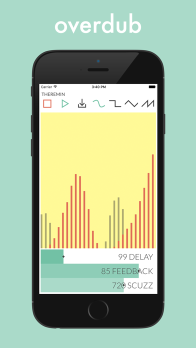 Theremin Synth - Record & Loop screenshot 2