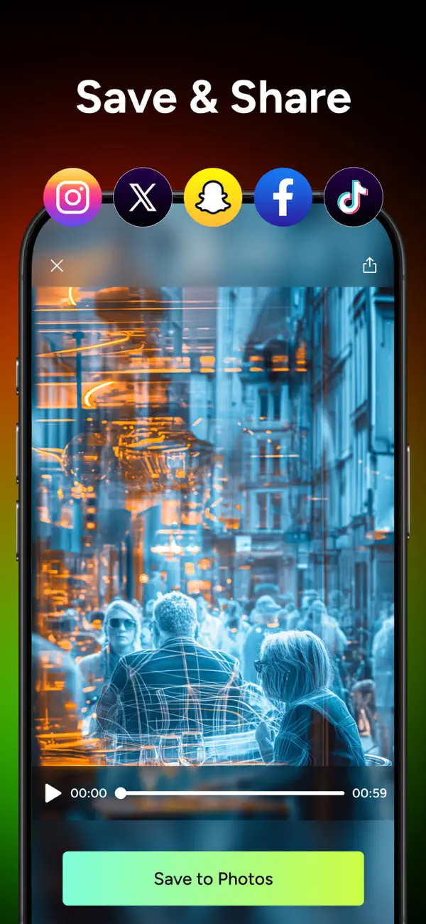 Thermal Camera Filter App screenshot 1