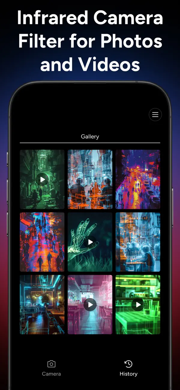 Thermal Camera Filter App screenshot 3