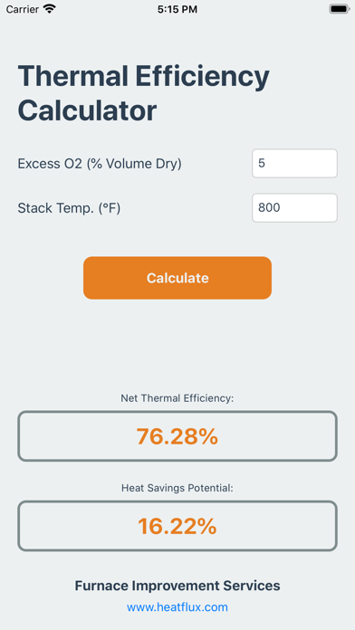 Thermal Efficiency Calculator screenshot 1
