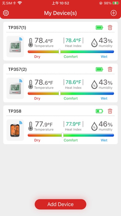 ThermoPro Sensor screenshot 5