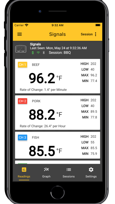 ThermoWorks screenshot 2