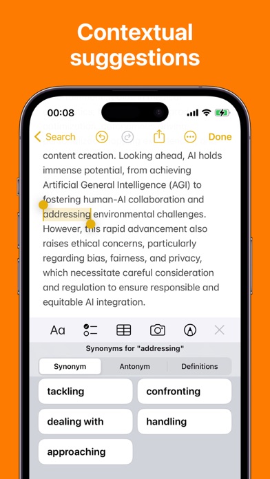 Thesaurus dictionary- Wordloop screenshot 1