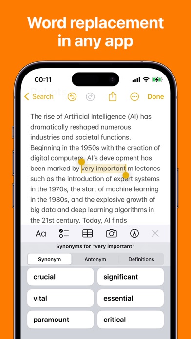 Thesaurus dictionary- Wordloop screenshot 7