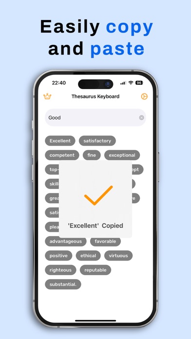 Thesaurus Synonyms AI Keyboard screenshot 2