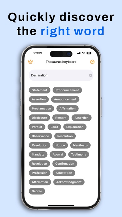 Thesaurus Synonyms AI Keyboard screenshot 4