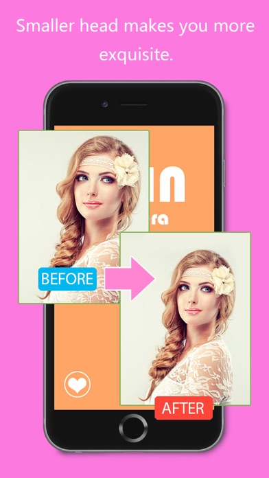 Thin Camera - Insta Face Makeup Slim Skinny Photo screenshot 1
