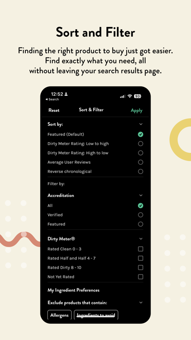 Think Dirty – Shop Clean screenshot 2