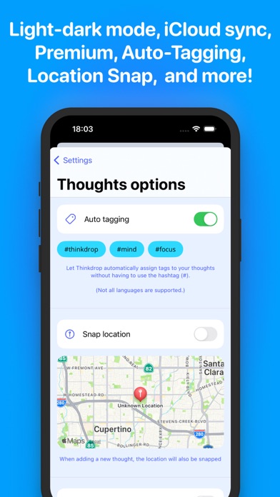 Thinkdrop: Drop your thoughts screenshot 1
