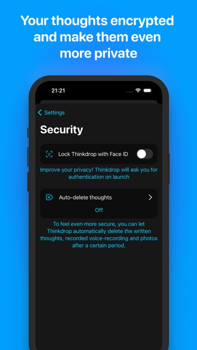 Thinkdrop: Drop your thoughts screenshot 2