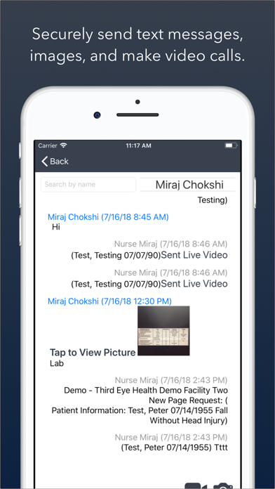 Third Eye Health - SecureChat screenshot 1