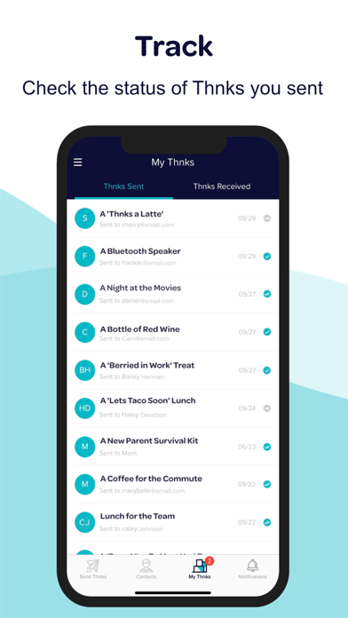 Thnks — Grow through Gratitude screenshot 2