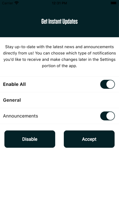 Thomas Rhett's Home Team App screenshot 1