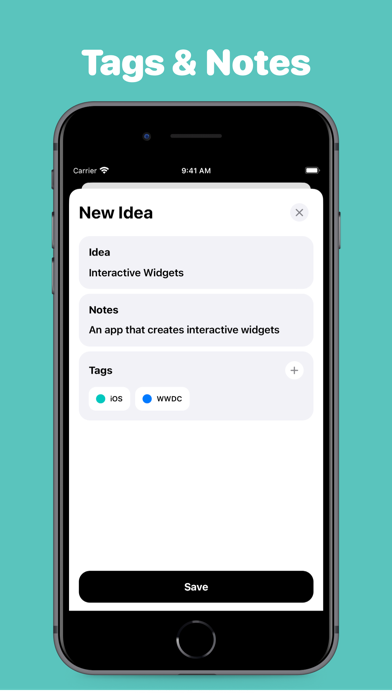 Thoughts & Ideas List: IdeaLog screenshot 2