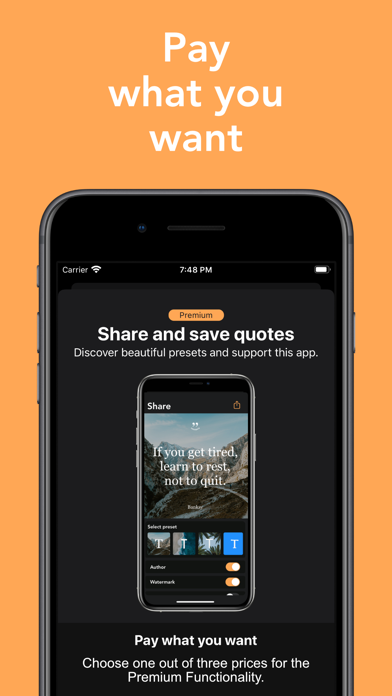 Thoughts - Quotes & Motivation screenshot 1