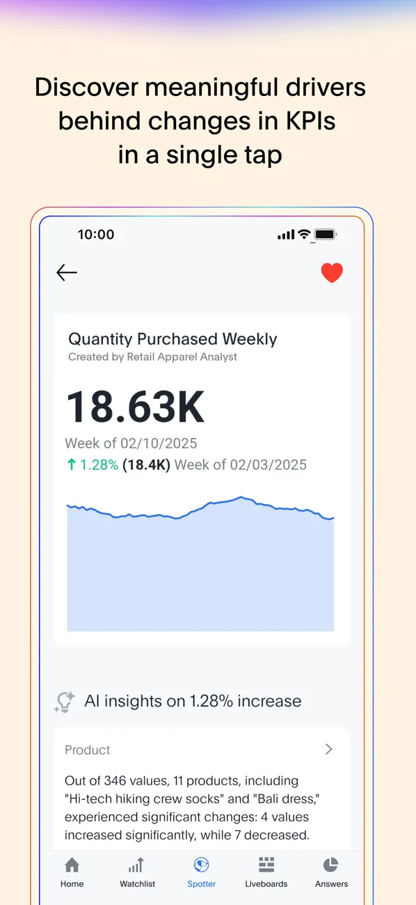 ThoughtSpot screenshot 2