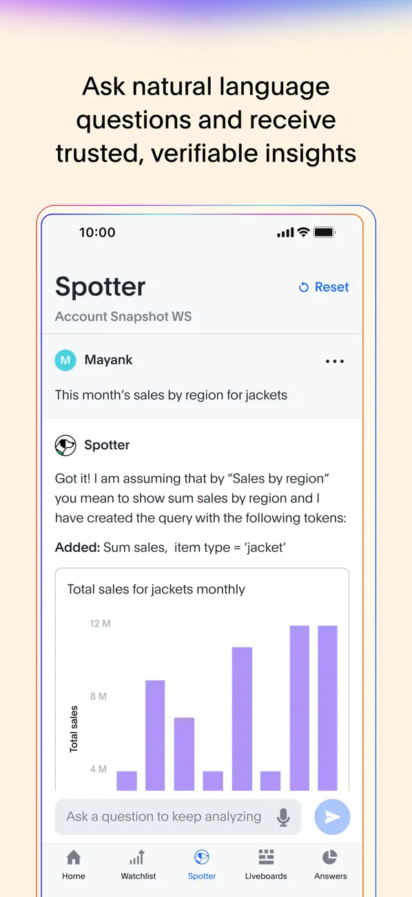 ThoughtSpot screenshot 6