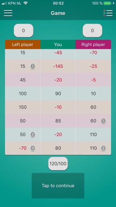 Thousand - card game screenshot 5
