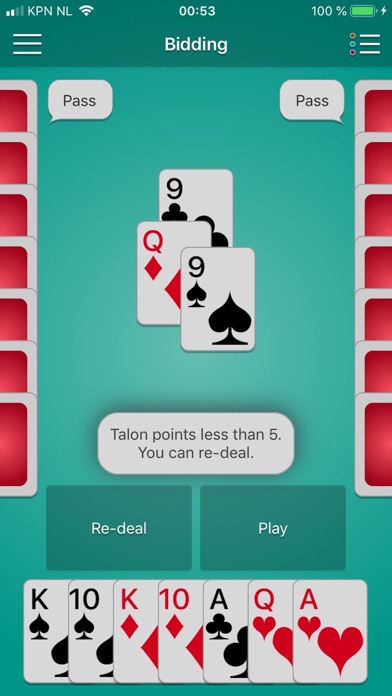 Thousand - card game screenshot 3