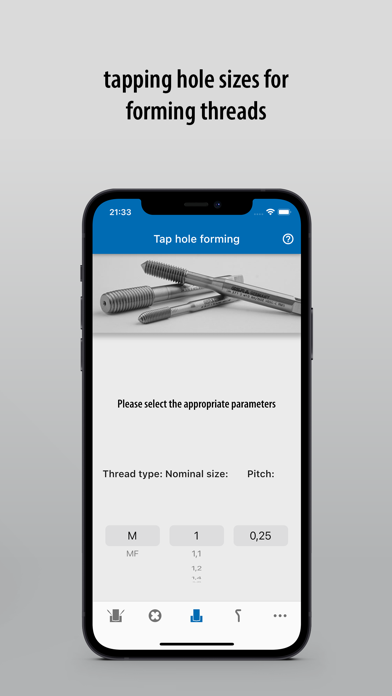 Thread Calculator screenshot 2