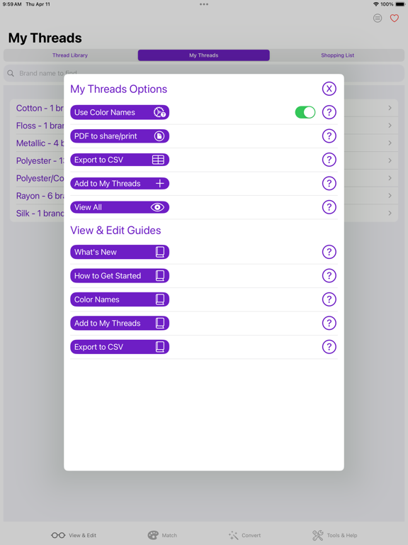 ThreadBook screenshot 1