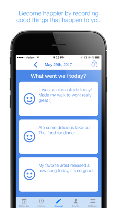 Three Good Things - A Happiness Journal screenshot 4