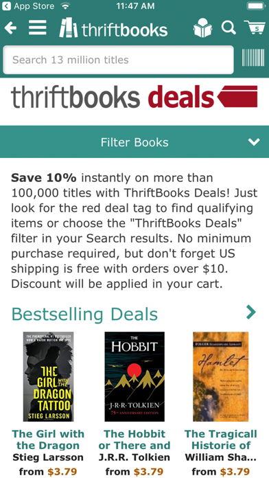 ThriftBooks: New & Used Books screenshot 4