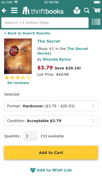 ThriftBooks: New & Used Books screenshot 1