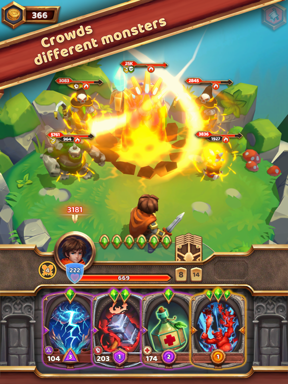 Throne Holder: Card RPG Magic screenshot 1