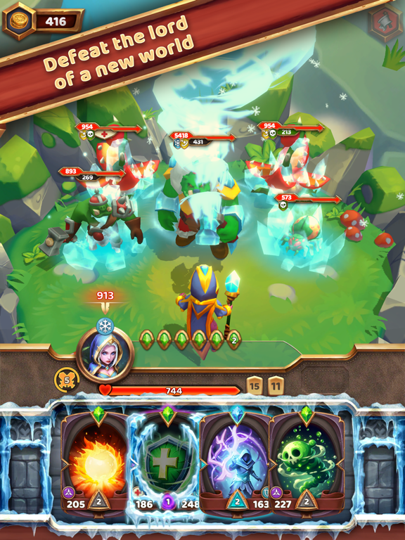 Throne Holder: Card RPG Magic screenshot 2