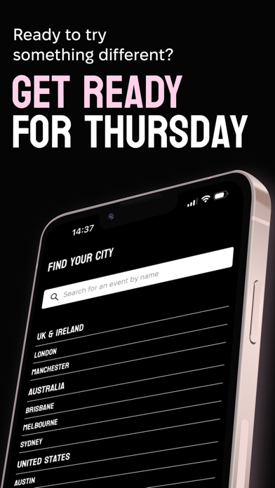Thursday Events screenshot 1