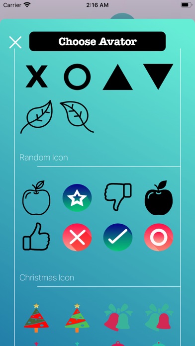 Tic Tac Toe 3-in-a-row widget screenshot 2