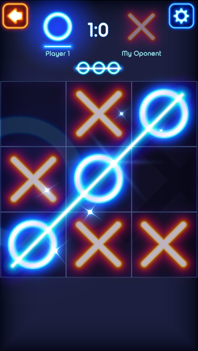 Tic Tac Toe Glow - Puzzle Game screenshot 3
