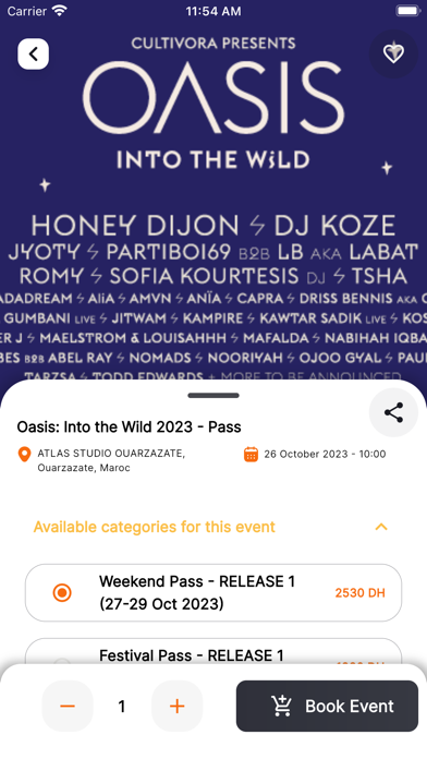 Ticket.ma screenshot 2