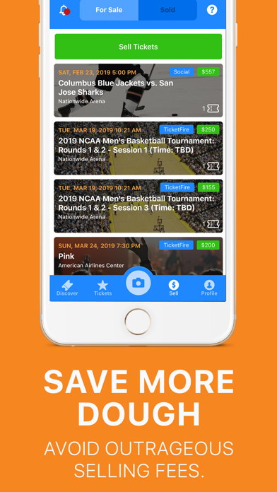 TicketFire · Buy, Sell Tickets screenshot 2