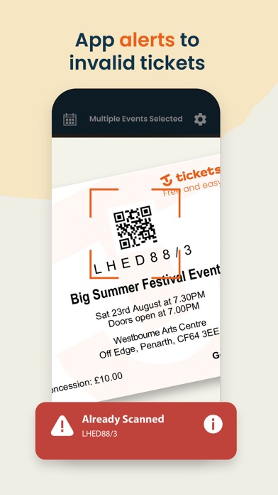 TicketSource: Ticket Scanning screenshot 1