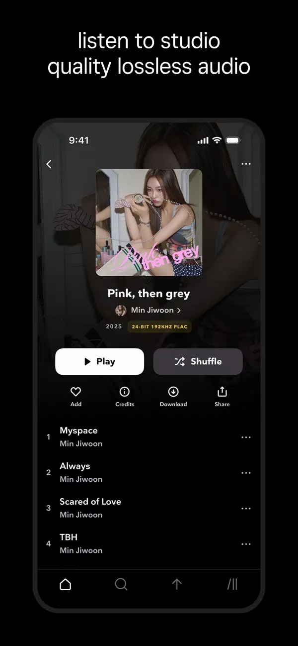 TIDAL Music: HiFi Sound screenshot 4