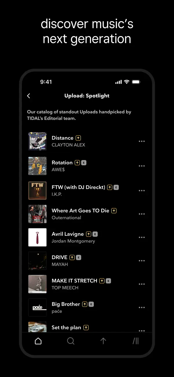 TIDAL Music: HiFi Sound screenshot 2