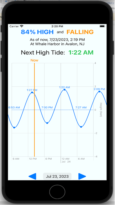 Tider App screenshot 1